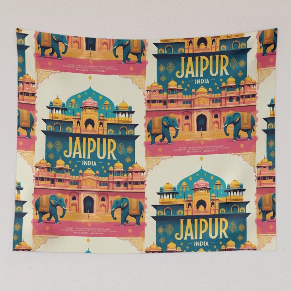 Item preview, Jaipur India Vintage Travel Tourism  designed and sold by TravelersGems.