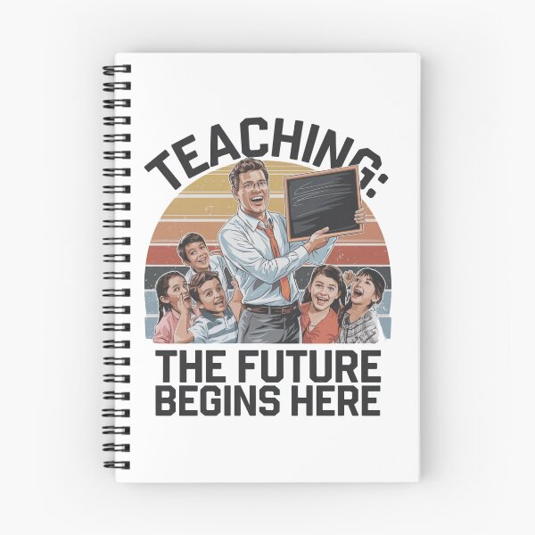 Item preview, Teaching: The Future Begins Here Retro Teacher designed and sold by Taans-Creation.