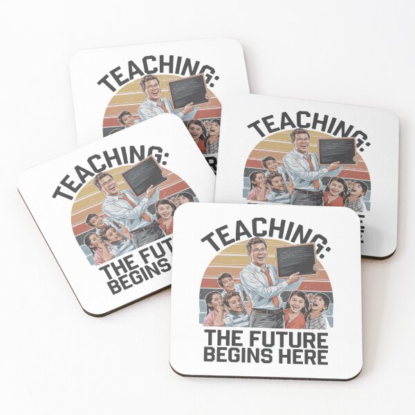 Item preview, Teaching: The Future Begins Here Retro Teacher designed and sold by Taans-Creation.