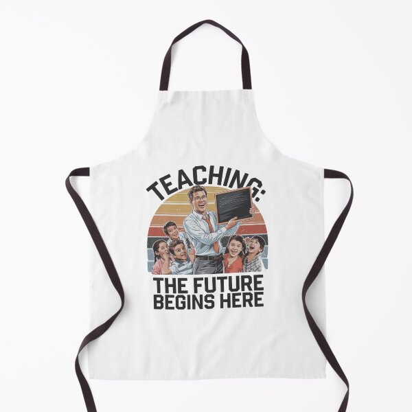 Item preview, Teaching: The Future Begins Here Retro Teacher designed and sold by Taans-Creation.