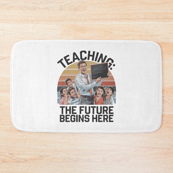 Item preview, Teaching: The Future Begins Here Retro Teacher designed and sold by Taans-Creation.