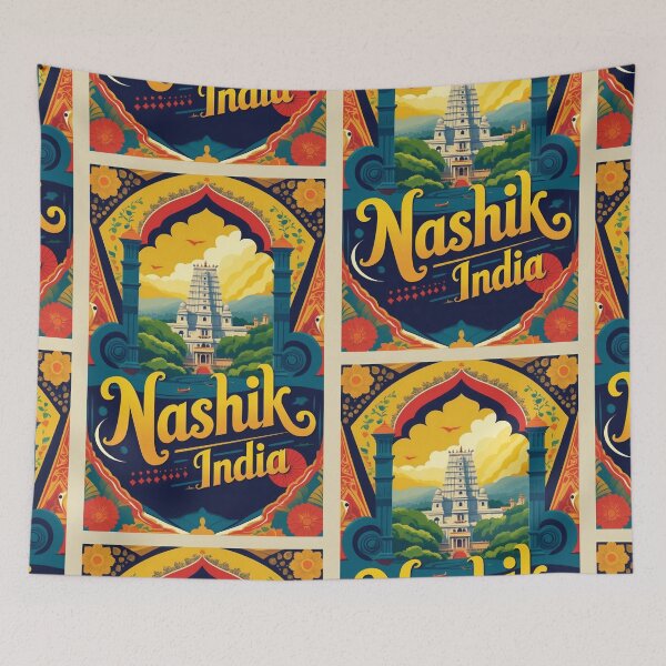 Item preview, Nashik India Vintage Travel Tourism  designed and sold by TravelersGems.