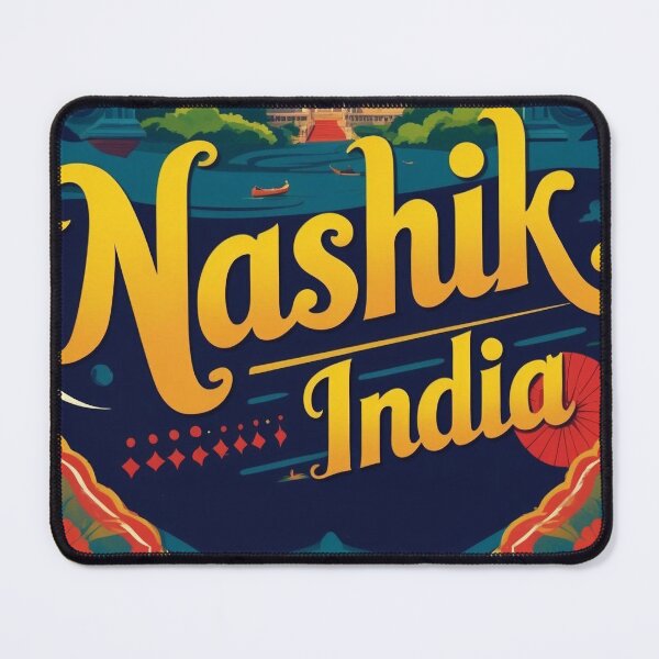 Item preview, Nashik India Vintage Travel Tourism designed and sold by TravelersGems.