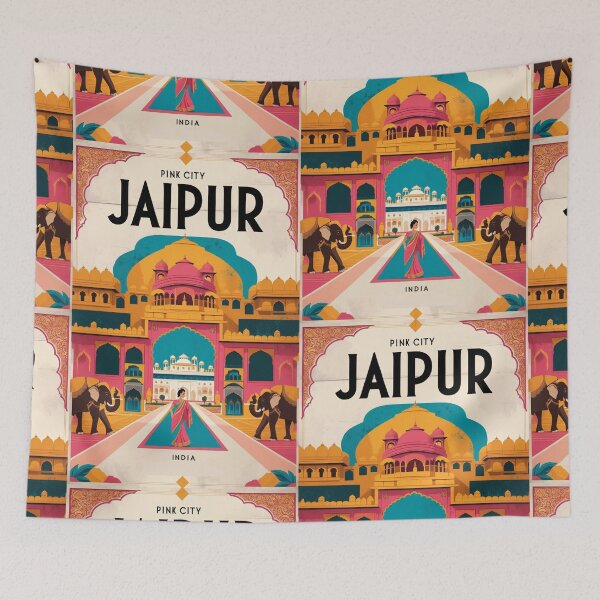 Item preview, Jaipur India Vintage Travel Tourism  designed and sold by TravelersGems.