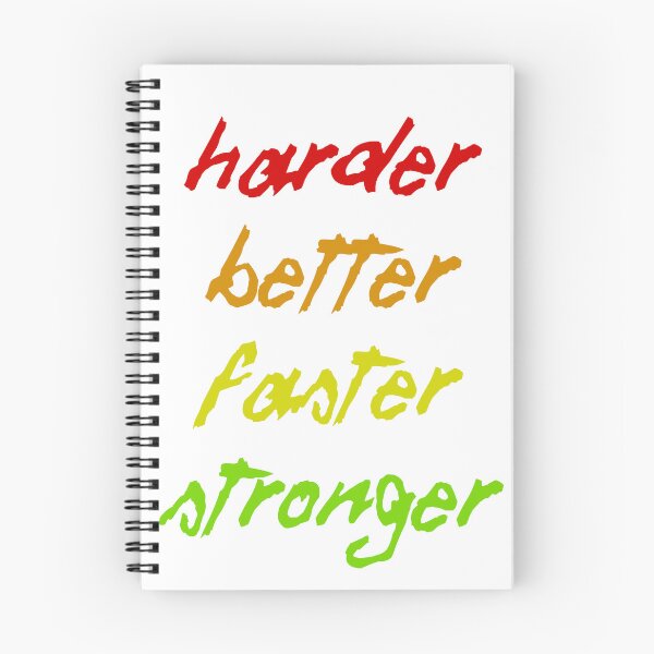 Item preview, Harder, Better, faster, Stronger - Rainbow designed and sold by Wolf-Essentials.