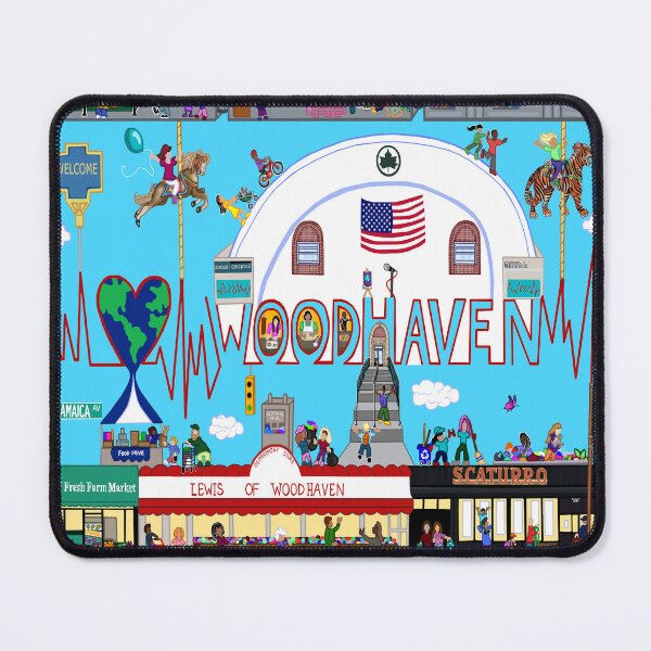 Item preview, The Community Heartbeat Pulse of Woodhaven designed and sold by Deborah Camp.