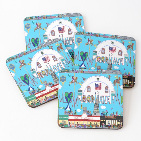 Item preview, The Community Heartbeat Pulse of Woodhaven designed and sold by Deborah Camp.