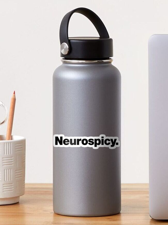 Thumbnail 1 of 3, Sticker, Neurospicy. | Reclaim your Neurodiversity designed and sold by chestify.