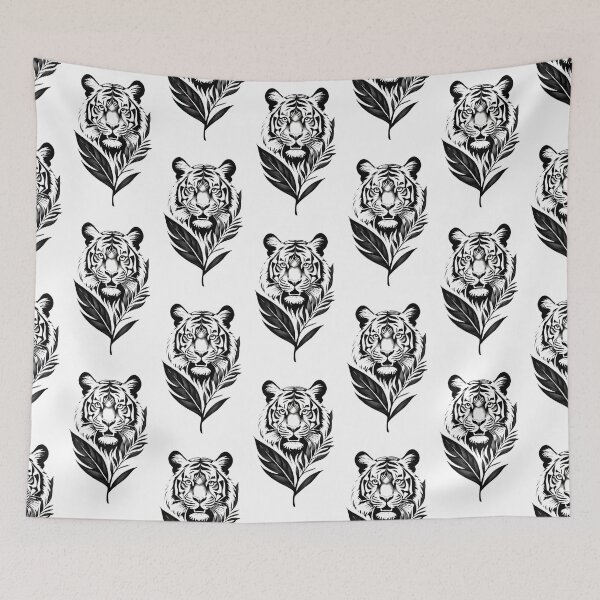 Item preview, tiger, wild cat, predator, abstraction designed and sold by DonnaBlankaArt.