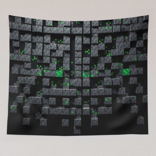 Item preview, Minecraft Blocks Cool Pattern designed and sold by Simplybe1.