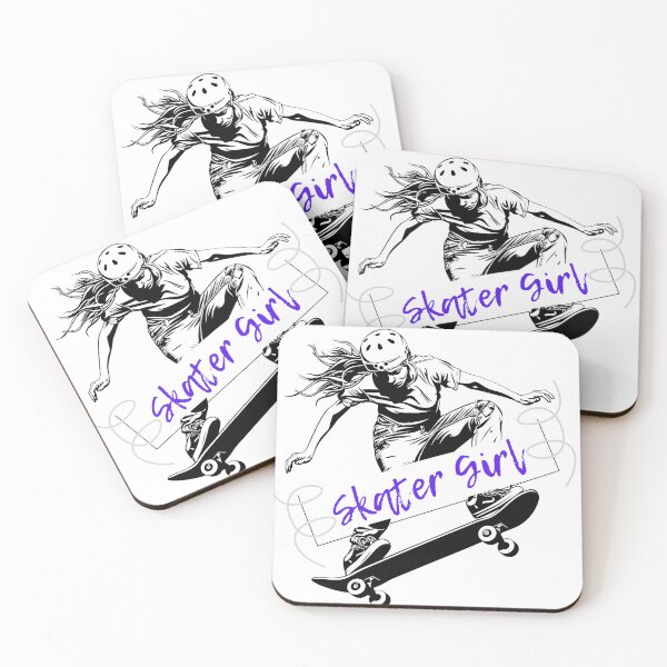 Item preview, Skater Girl Skateboarding  designed and sold by BlesstB.