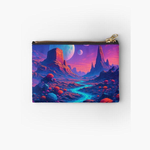 Item preview, Mysterious Alien World – Futuristic Sci-Fi Landscape Art designed and sold by PrometheusStyle.