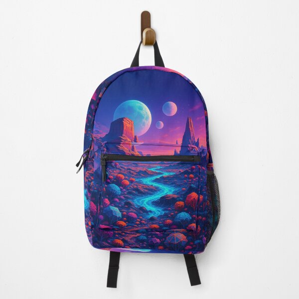 Item preview, Mysterious Alien World – Futuristic Sci-Fi Landscape Art designed and sold by PrometheusStyle.