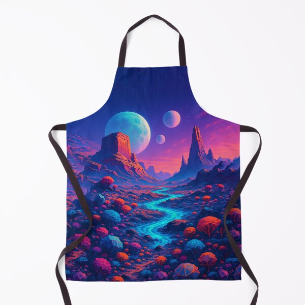 Item preview, Mysterious Alien World – Futuristic Sci-Fi Landscape Art designed and sold by PrometheusStyle.