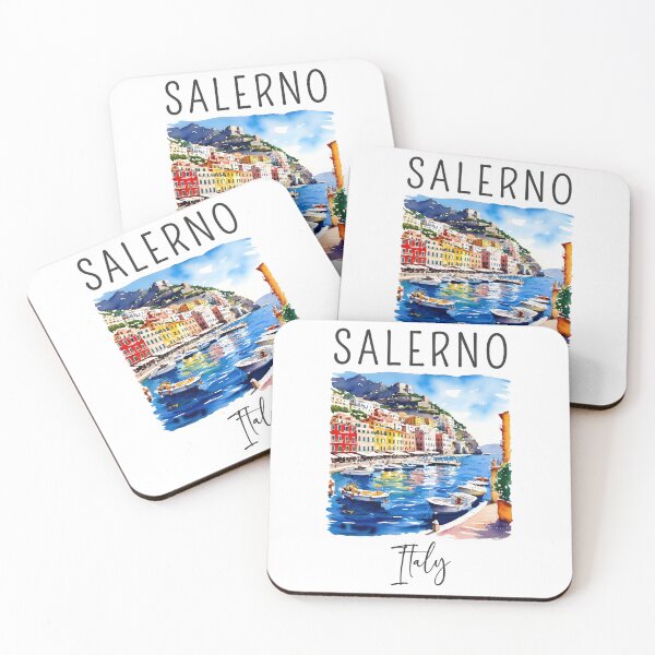Item preview, A Watercolor Design of Salerno - Italy  designed and sold by Sketch-Shack.