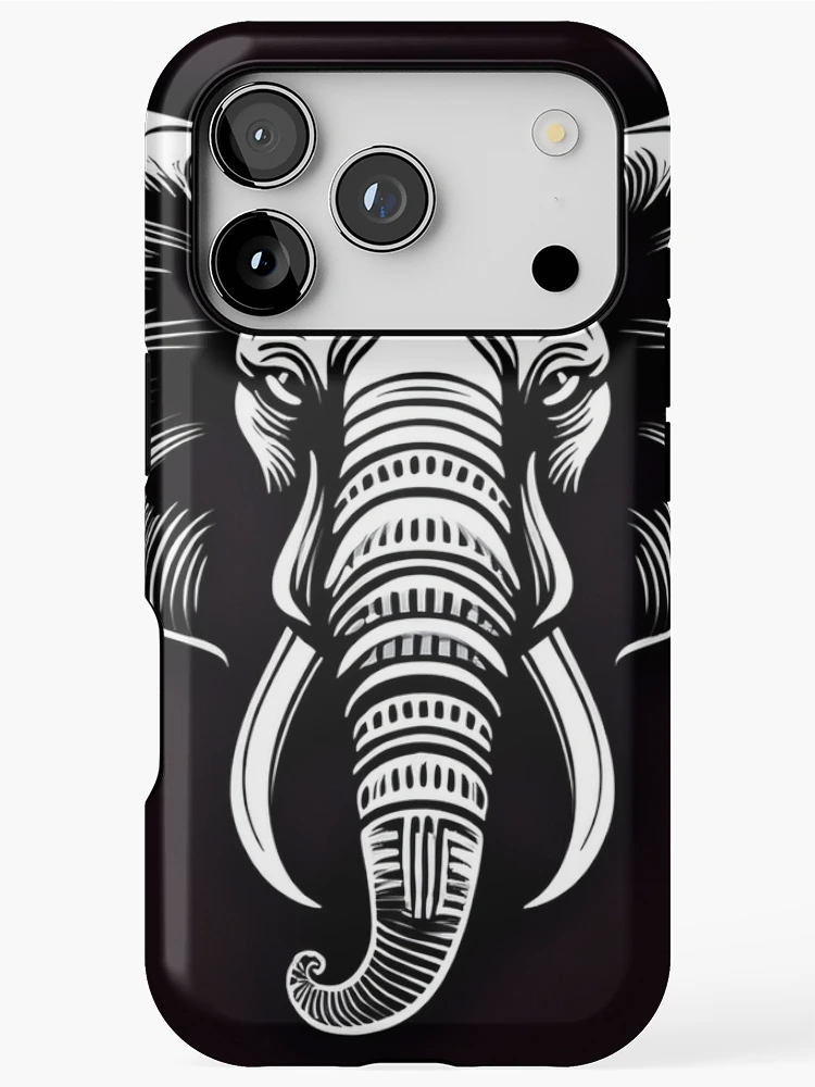 Thumbnail 1 of 4, iPhone Case, Elephant - Raloel designed and sold by Raloel Art.