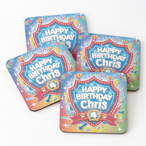 Item preview, Chris's 4th Birthday designed and sold by whatifsticks.