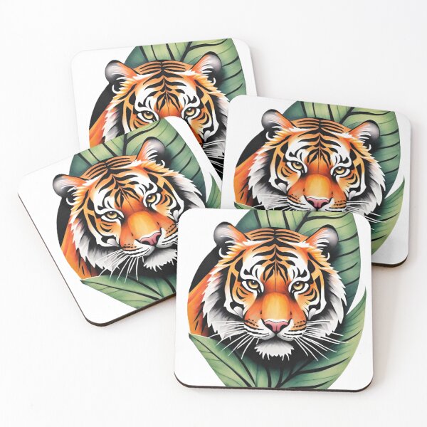 Item preview, tiger, wild cat, predator, abstraction designed and sold by DonnaBlankaArt.