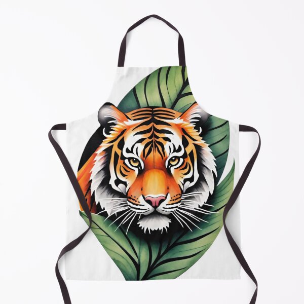 Item preview, tiger, wild cat, predator, abstraction designed and sold by DonnaBlankaArt.