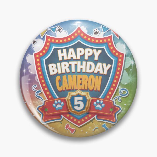 Item preview, Cameron's 5th Birthday designed and sold by whatifsticks.