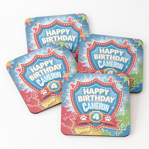 Item preview, Cameron's 4th Birthday designed and sold by whatifsticks.