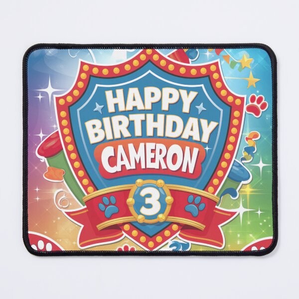 Item preview, Cameron's 3rd Birthday designed and sold by whatifsticks.