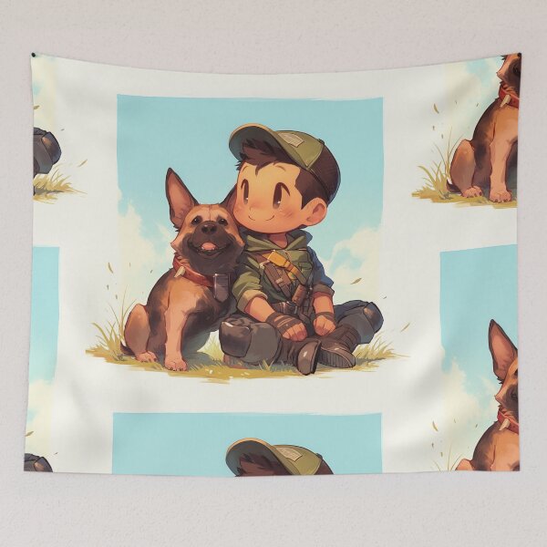 Item preview, Meat M@cCready and his dog companion designed and sold by MendaciousMina.