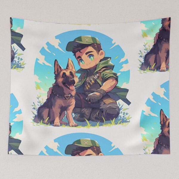 Item preview, Meat M@cCready and his dog companion designed and sold by MendaciousMina.