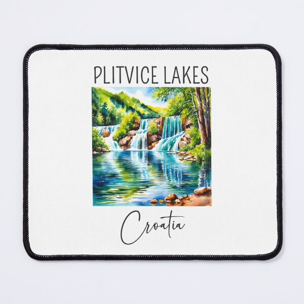 Item preview, A Watercolor Design of Plitvice Lakes - Croatia designed and sold by Sketch-Shack.