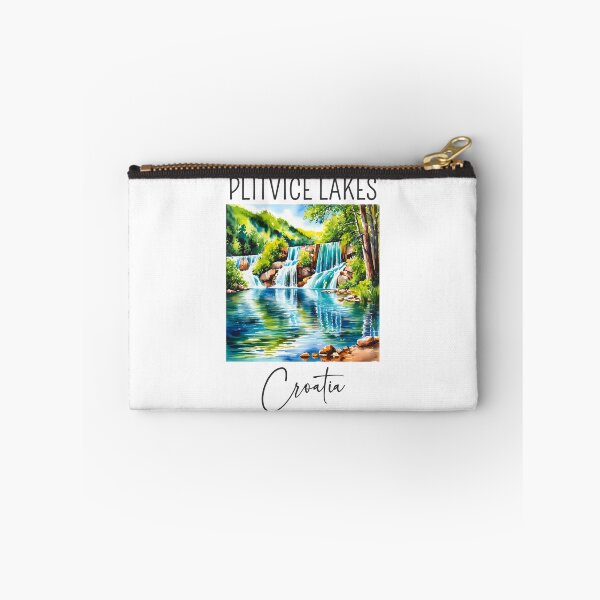 Artikelvorschau, Ein Aquarelldesign der Plitvicer Seen – Kroatien entworfen und verkauft von Sketch-Shack.