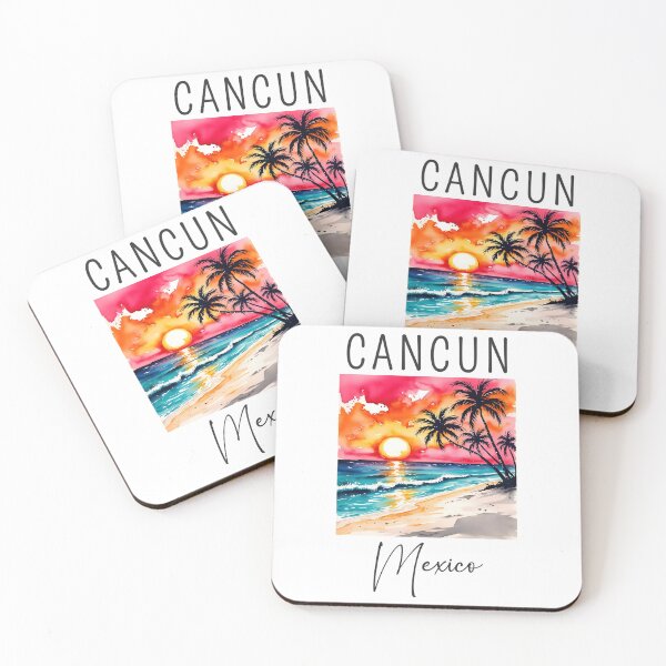 Item preview, A Watercolor Design of Cancun - Mexico  designed and sold by Sketch-Shack.