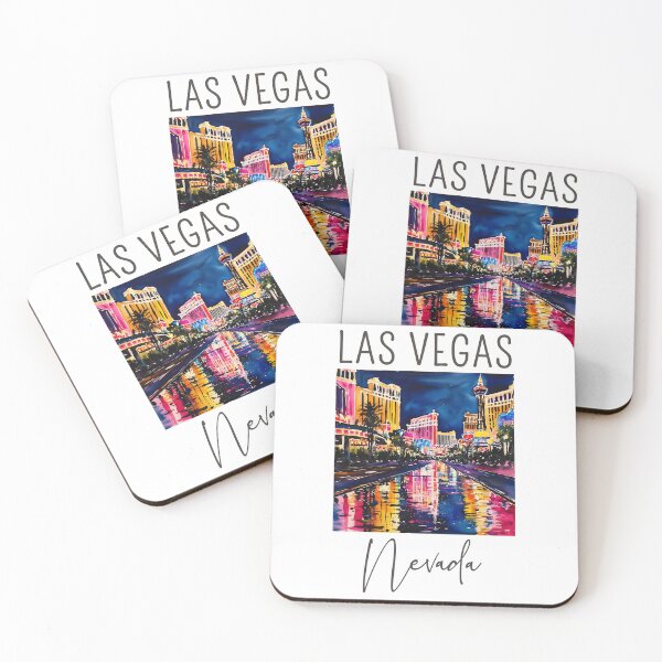 Item preview, A Watercolor Design of Las Vegas - Nevada  designed and sold by Sketch-Shack.