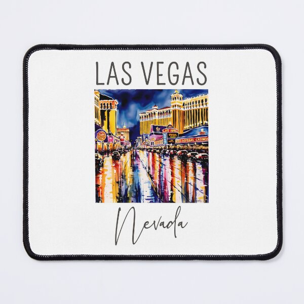 Item preview, A Watercolor Design of Las Vegas - Nevada  designed and sold by Sketch-Shack.