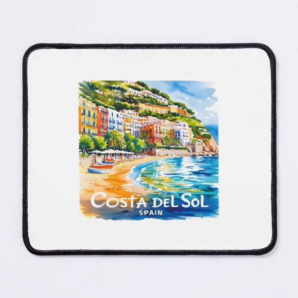 Item preview, A Watercolor Design of Costa del Sol - Spain designed and sold by Sketch-Shack.