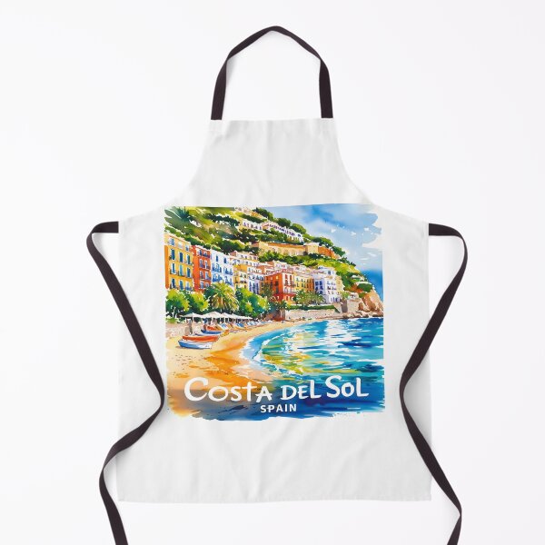 Item preview, A Watercolor Design of Costa del Sol - Spain  designed and sold by Sketch-Shack.