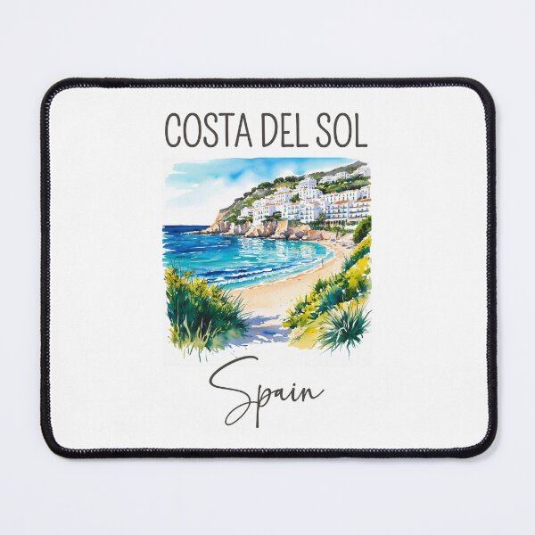 Item preview, A Watercolor Design of Costa del Sol - Spain designed and sold by Sketch-Shack.