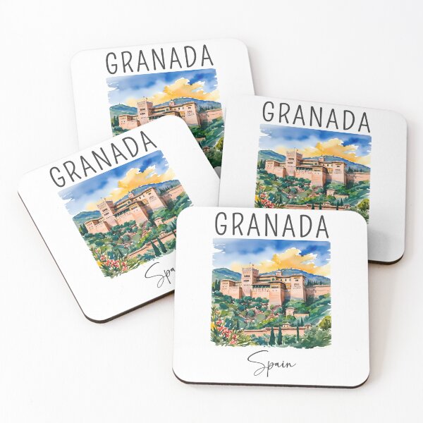 Item preview, A Watercolor Design of Granada - Spain  designed and sold by Sketch-Shack.