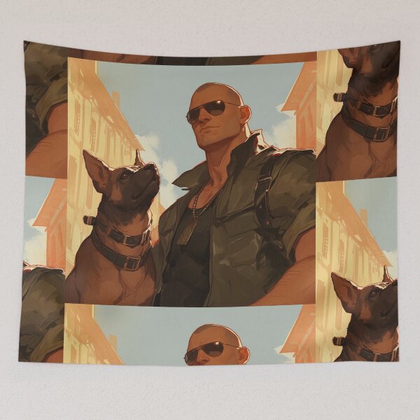 Item preview, Meat the deacon and his dog designed and sold by MendaciousMina.