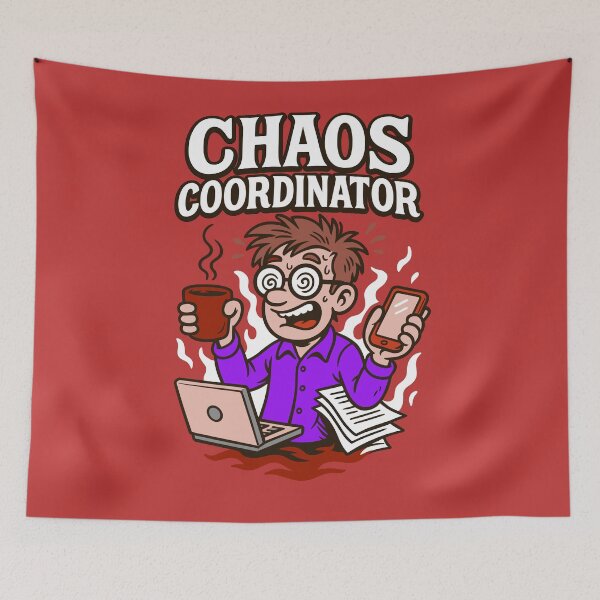 Item preview, Chaos under control – somehow. designed and sold by SgtRedGoWx.