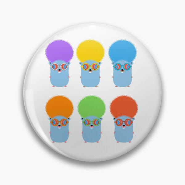 Item preview, Golang Gopher GO ,Disco Style ,Lang Programming Programmer  designed and sold by Redstrawberry13.