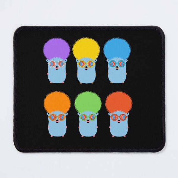Item preview, Golang Gopher GO ,Disco Style ,Lang Programming Programmer  designed and sold by Redstrawberry13.
