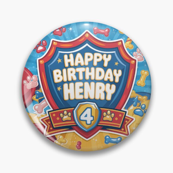 Item preview, Henry's 4th Birthday designed and sold by whatifsticks.