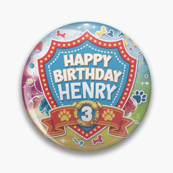 Item preview, Henry's 3rd Birthday designed and sold by whatifsticks.