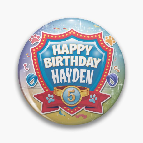 Item preview, Hayden's 5th Birthday designed and sold by whatifsticks.