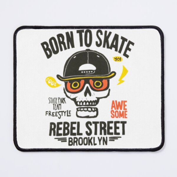 Item preview, Born to Skate – Vintage Skateboarding Typography Artwork designed and sold by Colorful-Garden.