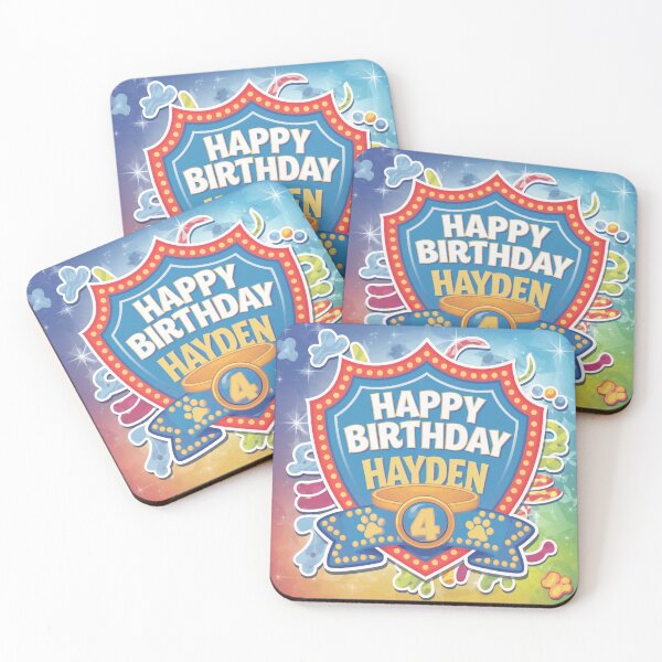 Item preview, Hayden's 4th Birthday designed and sold by whatifsticks.