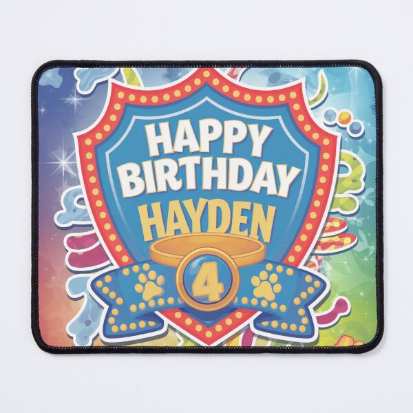 Item preview, Hayden's 4th Birthday designed and sold by whatifsticks.