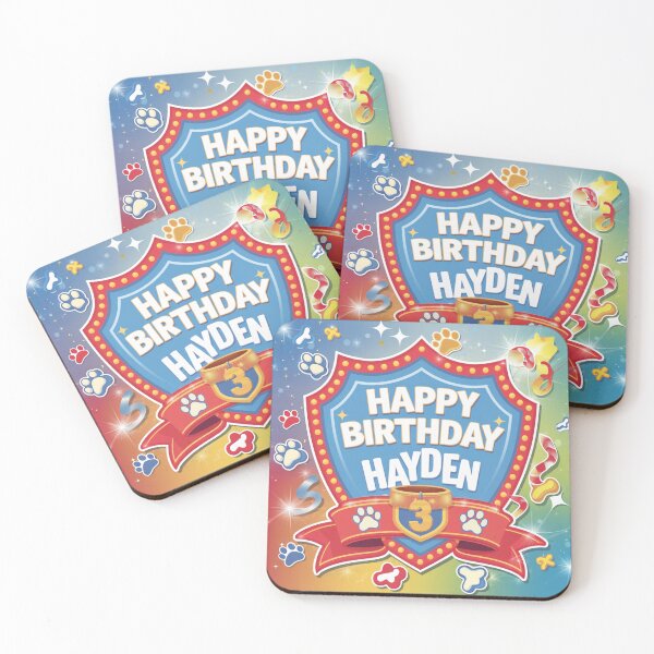 Item preview, Hayden's 3rd Birthday designed and sold by whatifsticks.