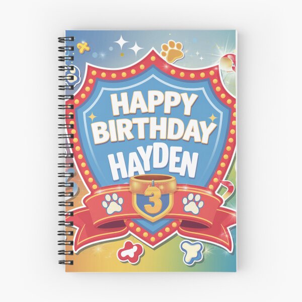 Item preview, Hayden's 3rd Birthday designed and sold by whatifsticks.