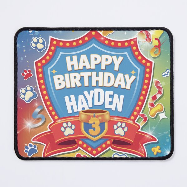 Item preview, Hayden's 3rd Birthday designed and sold by whatifsticks.